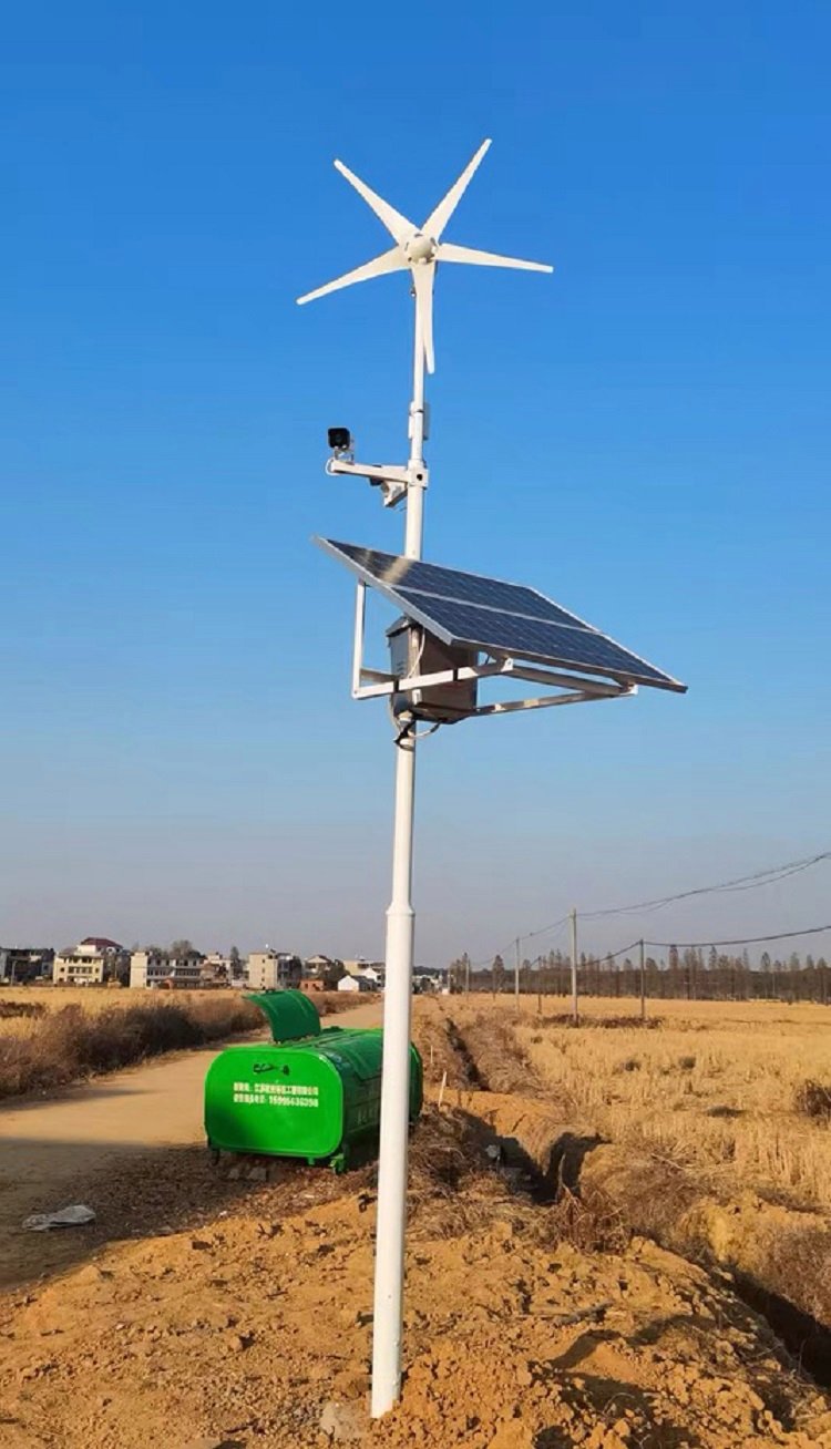 山區河道太陽能監控桿 5米/6米熱鍍鋅風光互補供電監測立桿支架選型全解析